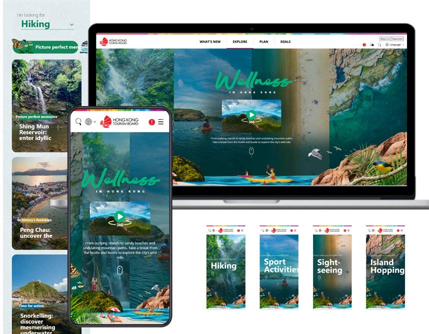 Leadstec collaborated with the Hong Kong Tourism Board to launch the Great Outdoors Hong Kong (GOHK) website in AEM