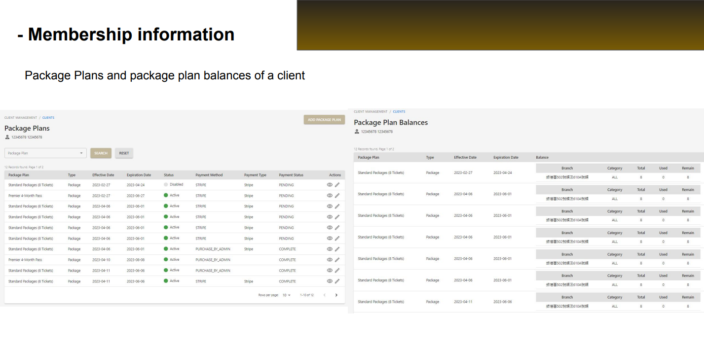 Booking system - A Success Story in the Fitness Center