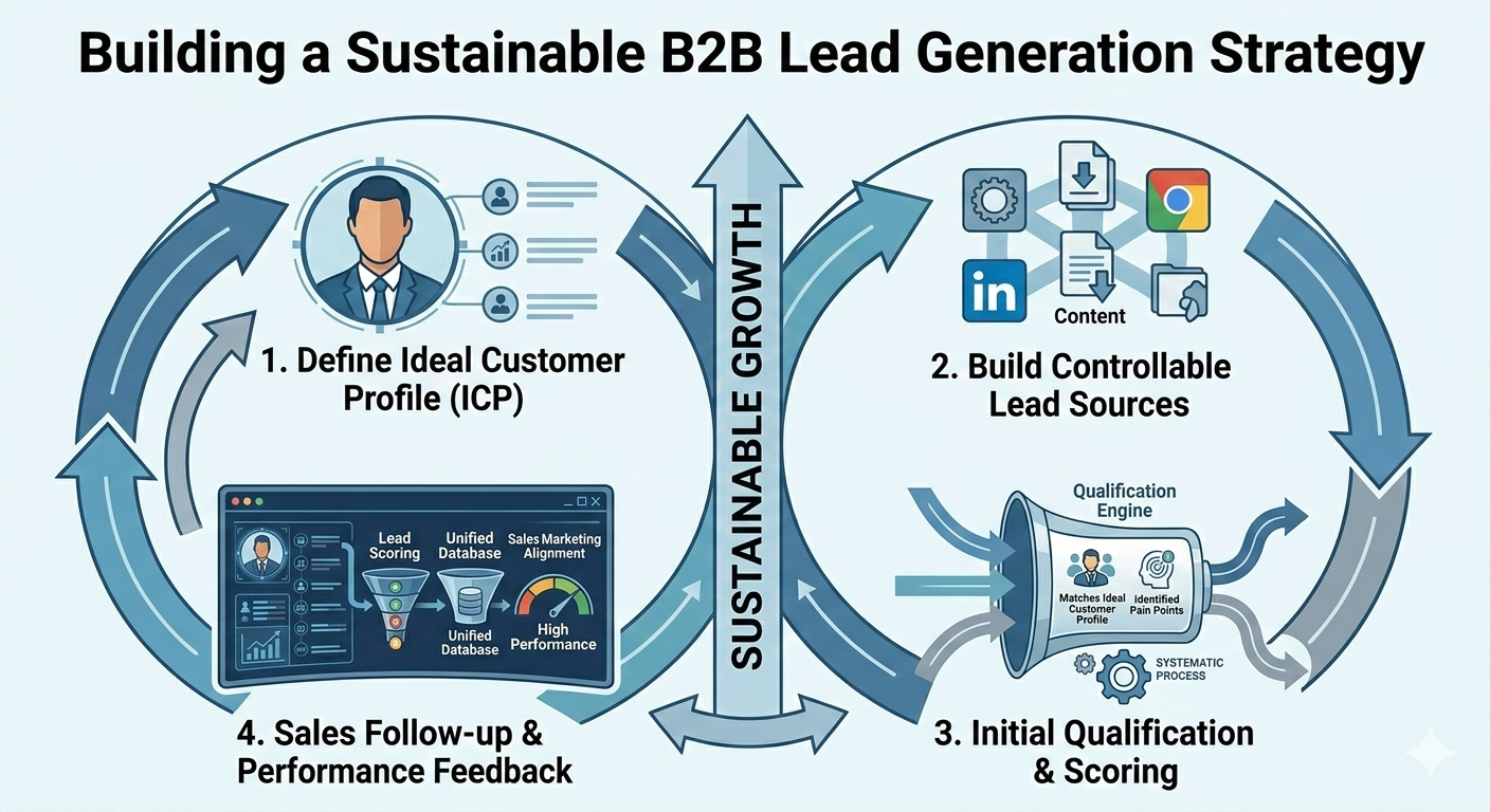 Building a Sustainable B2B Lead Generation Strategy