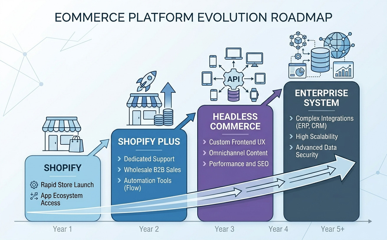 电商系统升级的典型路径