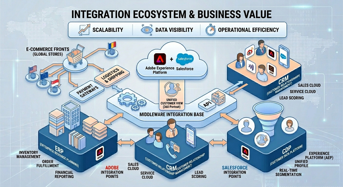 Integration with ERP / CRM / CDP Systems