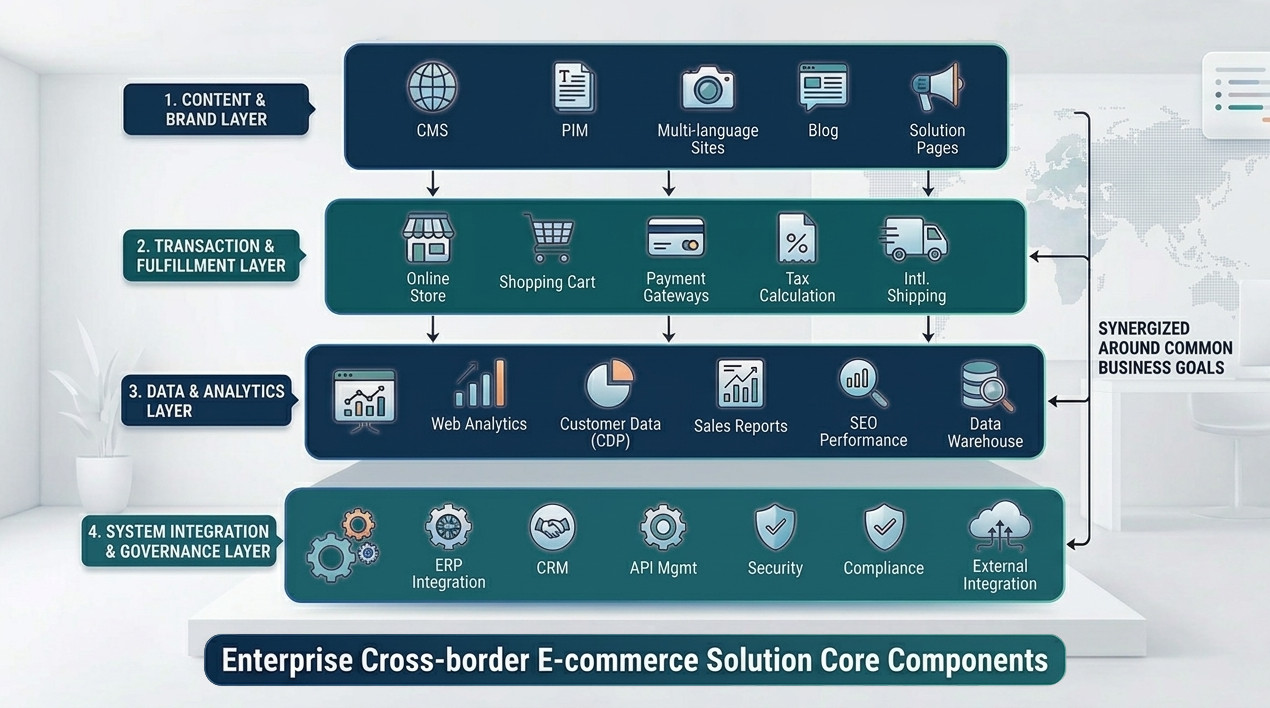 Core Components of Enterprise Cross-border E-commerce Solution