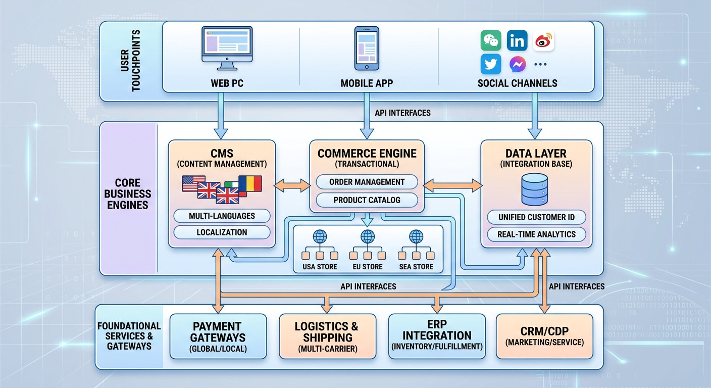 Enterprise Cross-Border eCommerce Architecture Overview