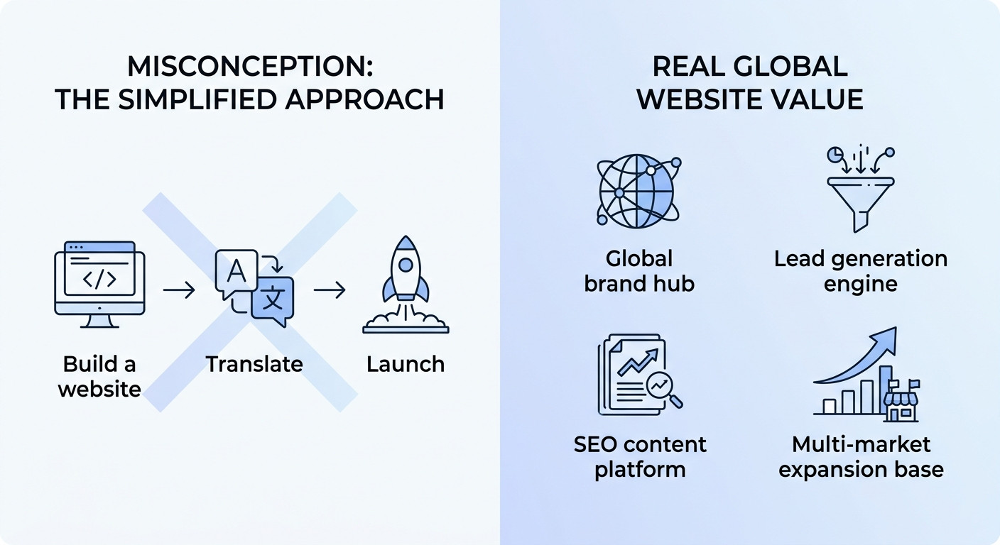 Why global website development is more than building a website