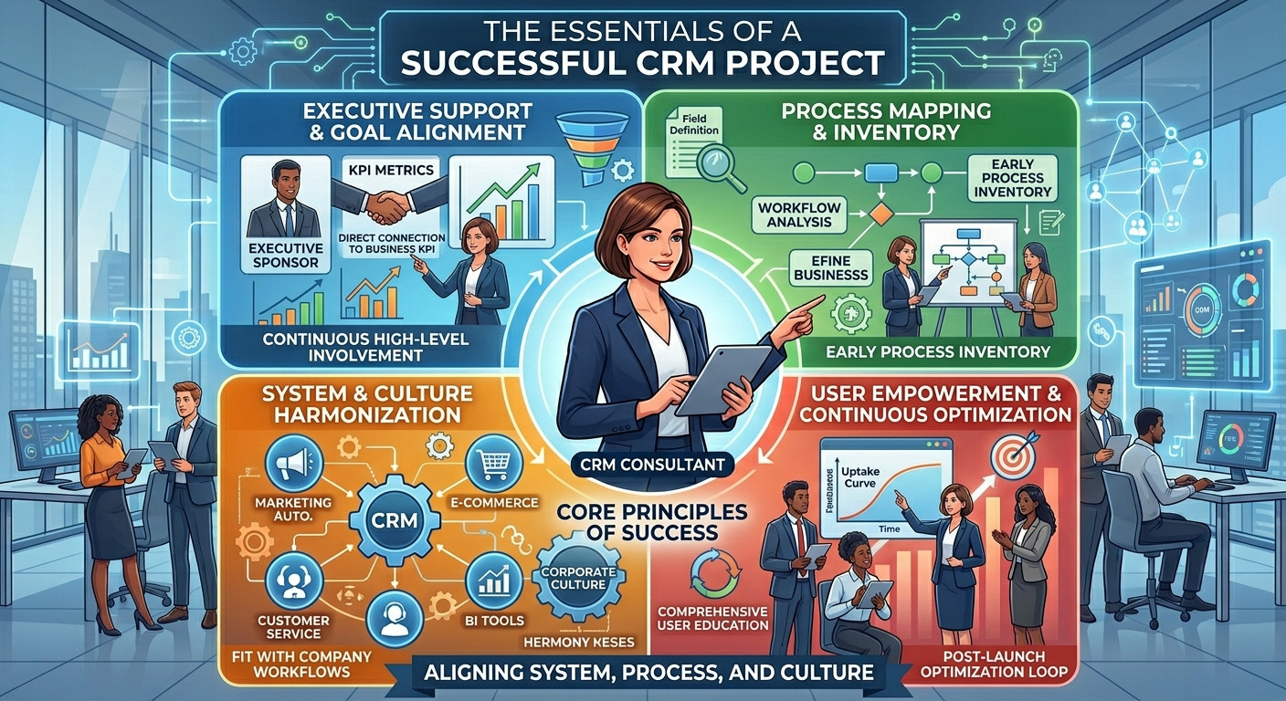 Common Characteristics of Successful CRM Implementation Projects