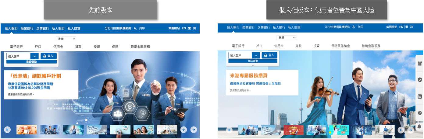 使用情境一：基於裝置與地理位置的個人化呈現