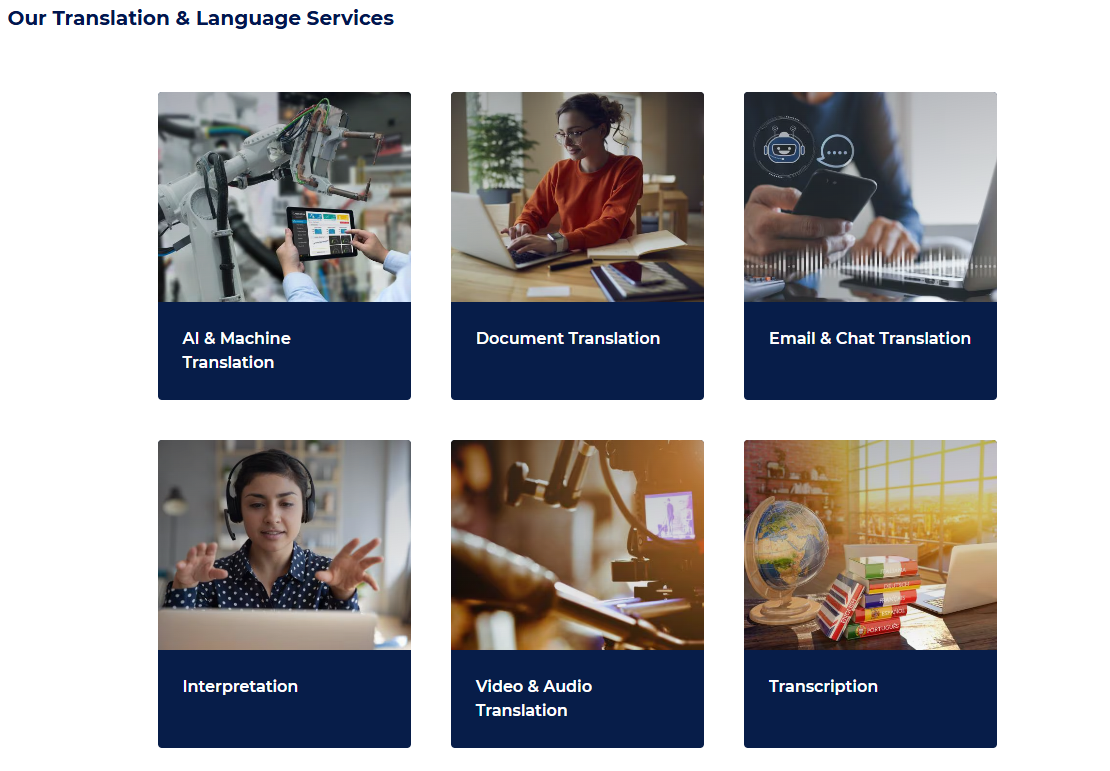 translation & language services