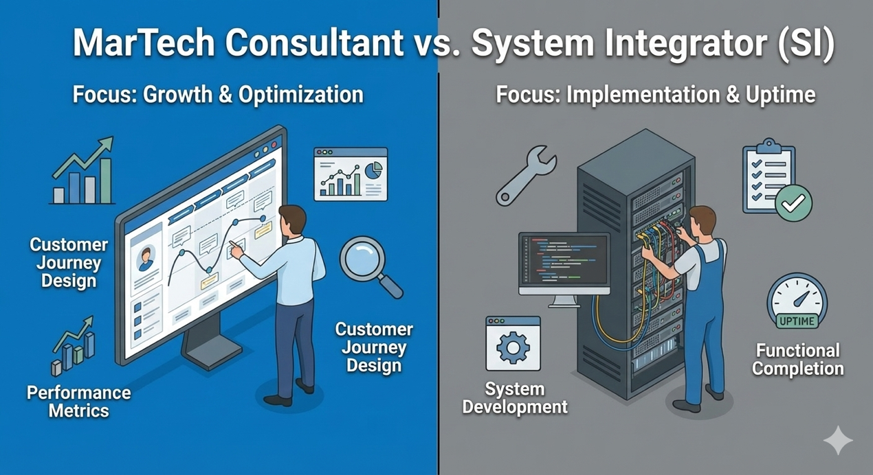 The Difference Between MarTech Consultants and System Integrators (SI)