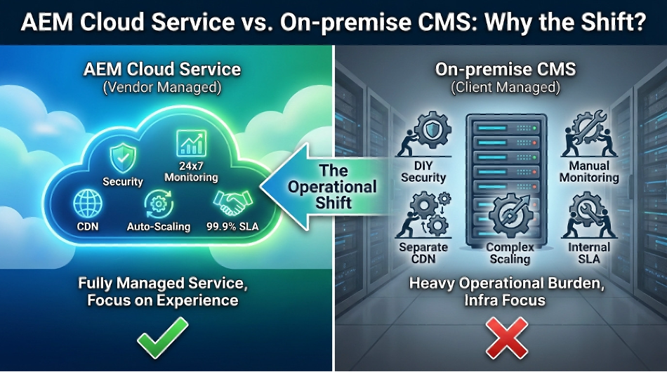 AEM Cloud Service vs. On-premise CMS: Why the Shift?