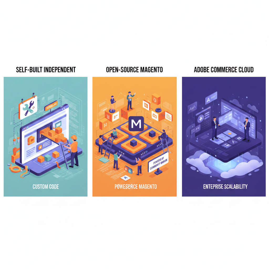 出海品牌跨境電商平台方案：自建站 vs Magento vs Adobe Commerce