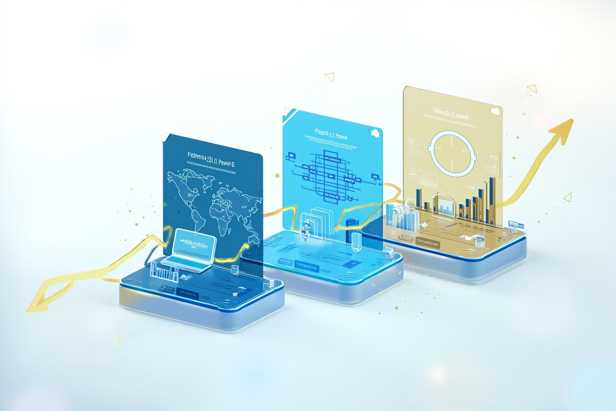 Three phases of enterprise global business digital growth path
