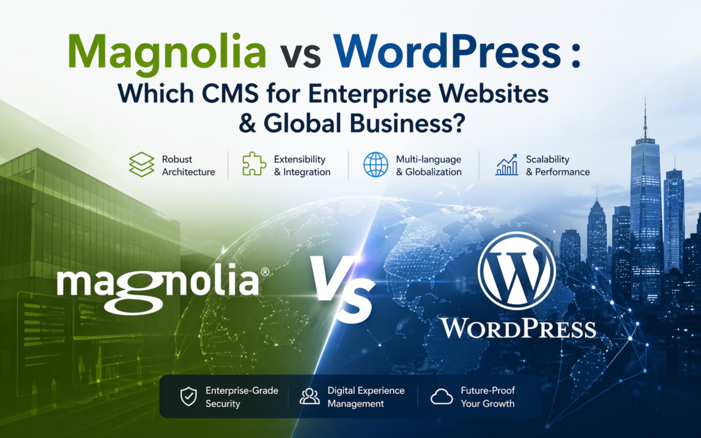 Magnolia vs WordPress Enterprise CMS Comparison Cover
