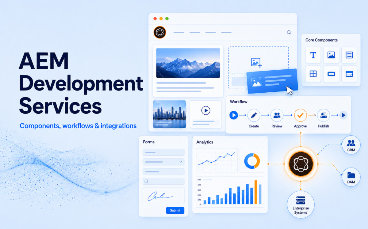 AEM Development Services: Components, Workflows & Integration