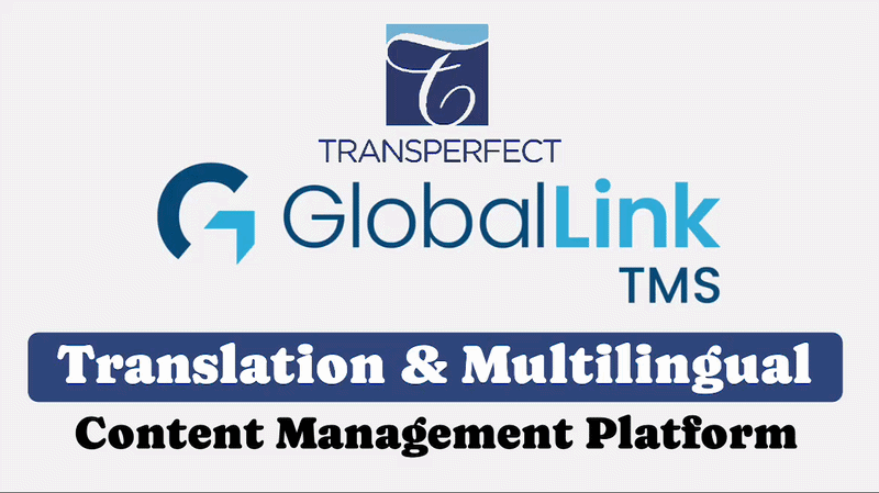 TransPerfect GlobalLink enterprise translation management and multilingual content operations platform