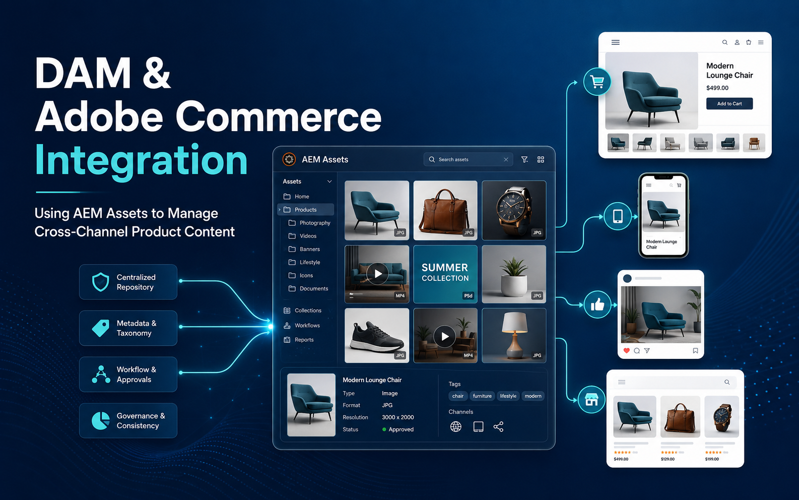 DAM + Adobe Commerce: Centralize Product Content with AEM Assets