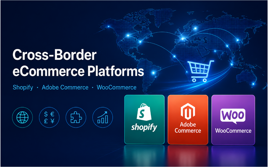 Cross-border e-commerce platform comparison: Shopify, Adobe Commerce and WooCommerce