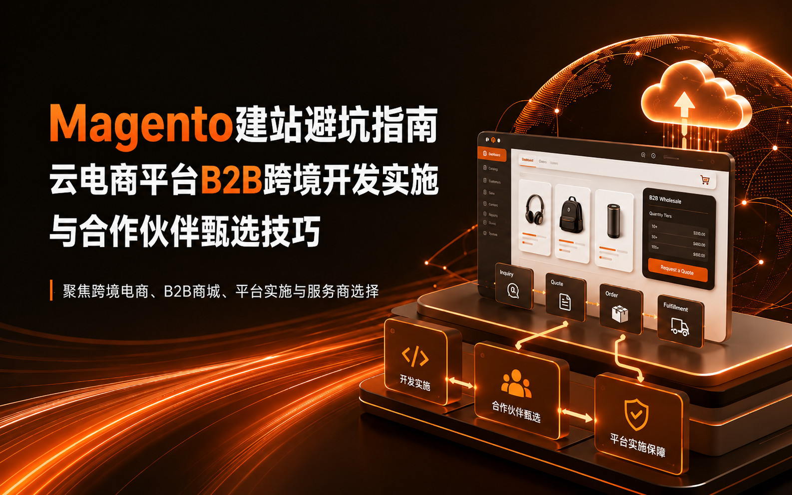 Magento 建站避坑指南：云电商平台 B2B 跨境开发实施与合作伙伴甄选