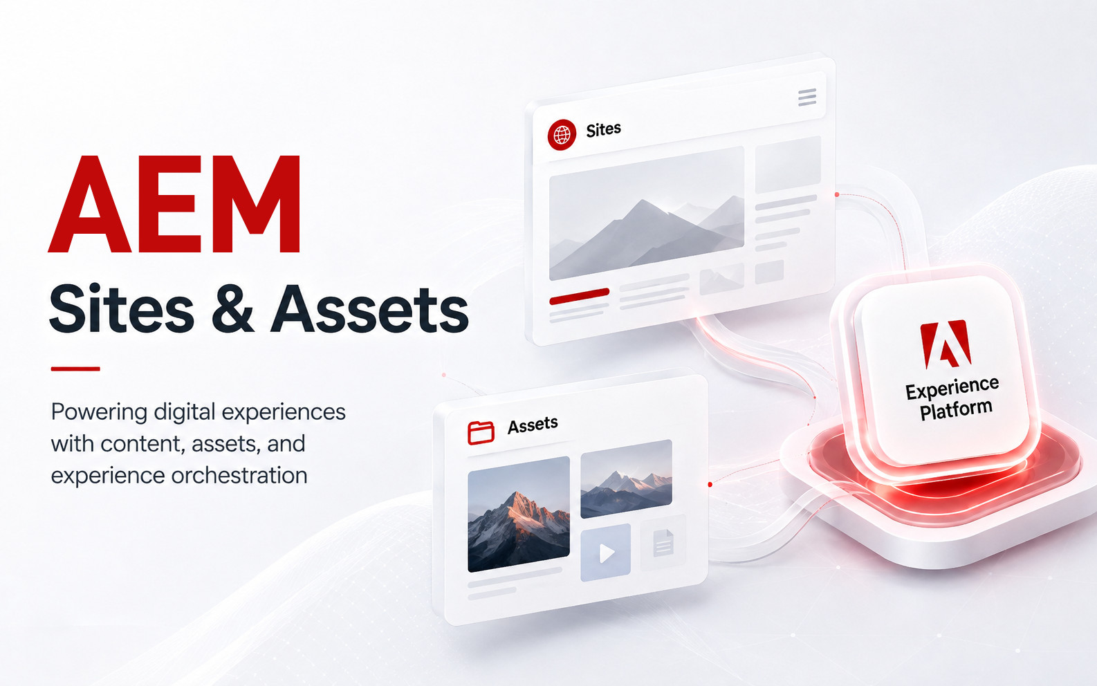Adobe Experience Manager Sites Assets 与 Experience Platform 全域数字体验架构
