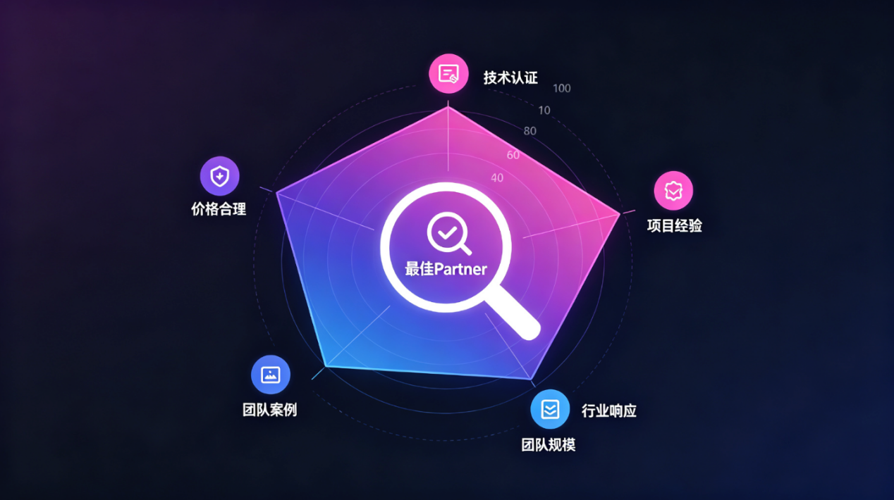 AEM Partner 选择评估维度图