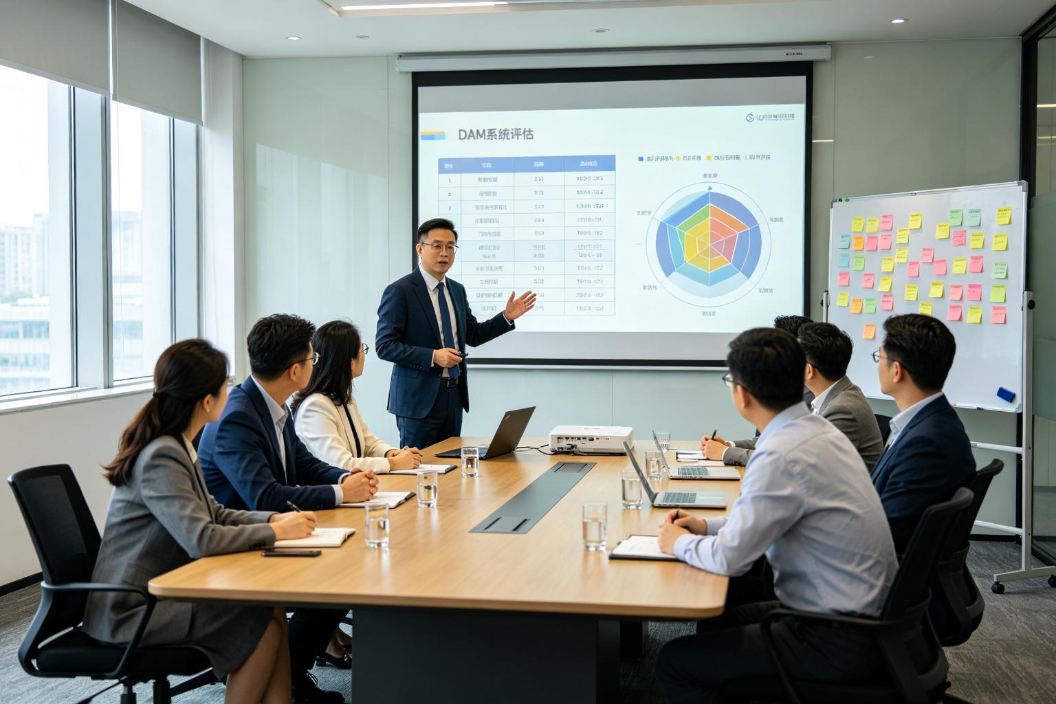 企业团队使用四维模型评估DAM服务商