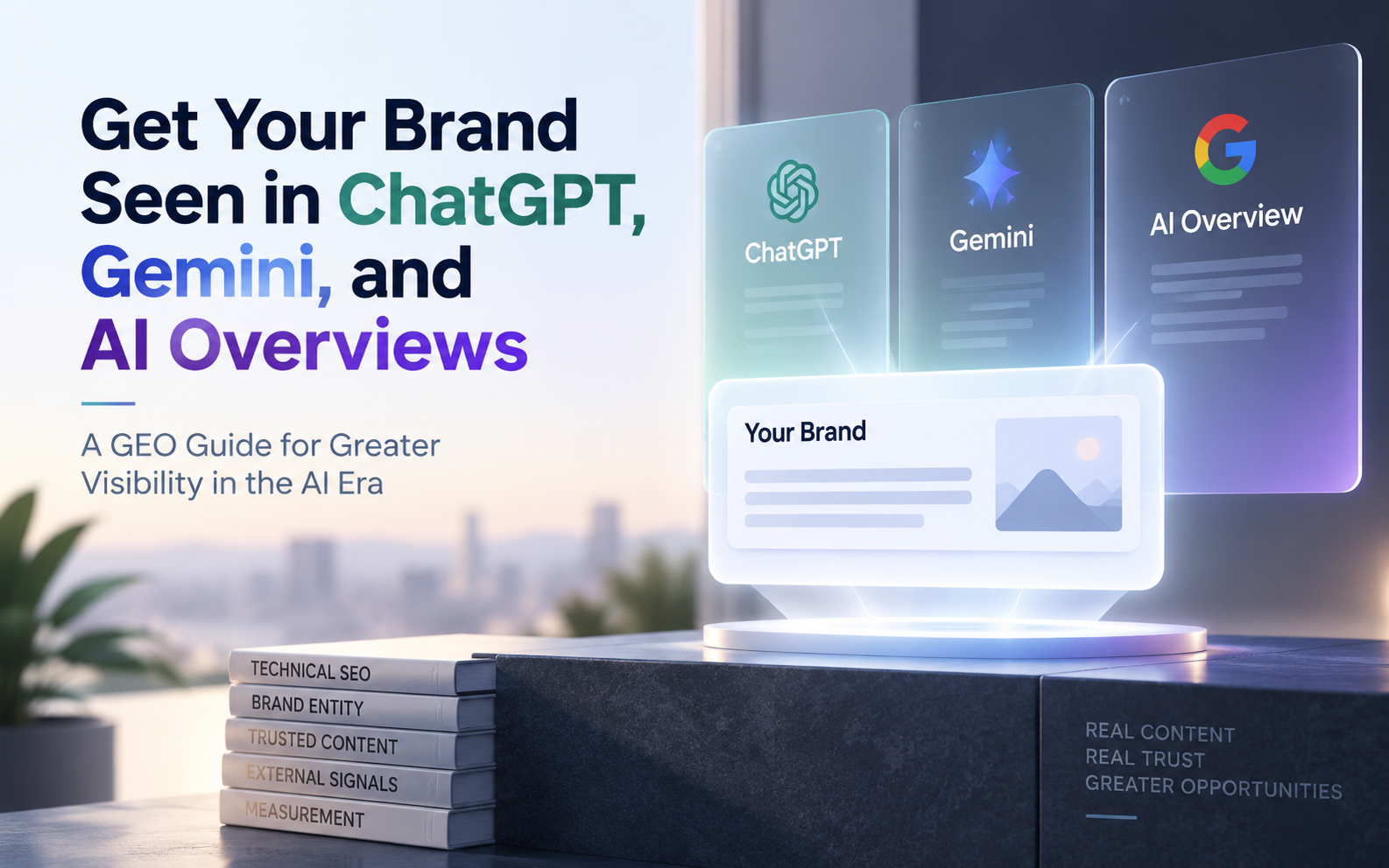 How to make your brand appear in ChatGPT, Gemini, and AI Overviews: an enterprise GEO optimization guide