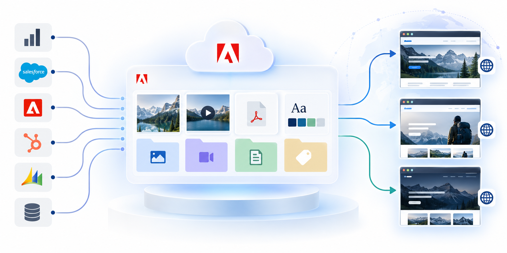 AEM 与 Adobe 生态及企业系统整合架构