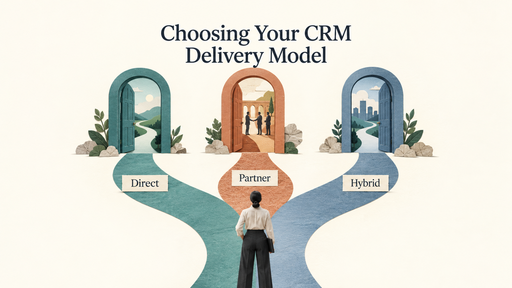 Salesforce, a partner, or a consulting firm? Comparing CRM implementation models.
